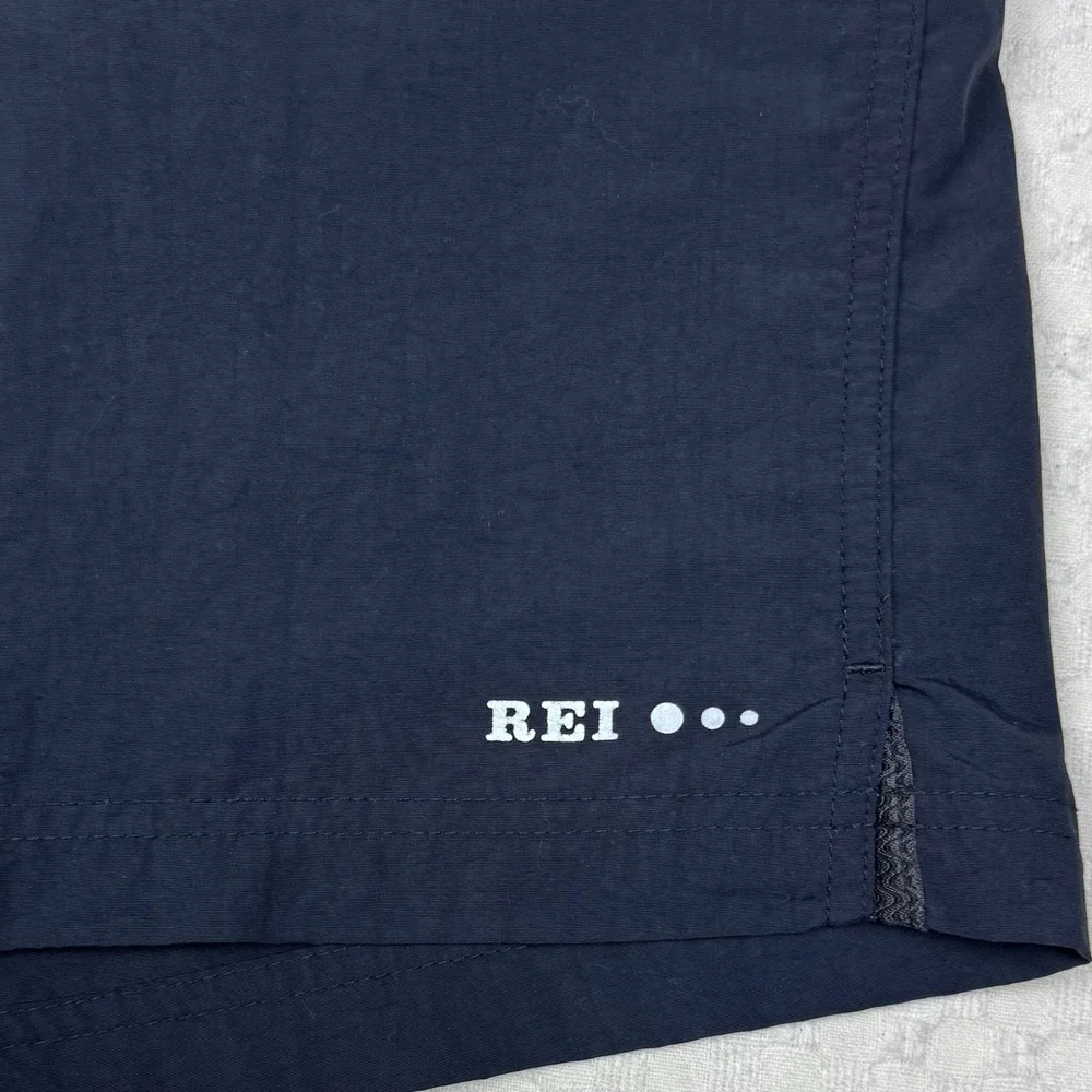 REI Swim Trunks‎ Shorts Mens XL Navy Mesh Liner Pockets Drawstring Beach Active